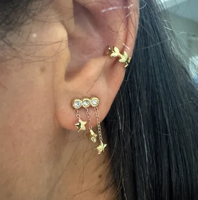 Paire de boucles d’oreilles Maya