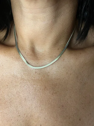 Collier Augustin M ( doré/ argenté)