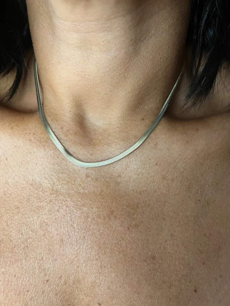 Collier Augustin M ( doré/ argenté)