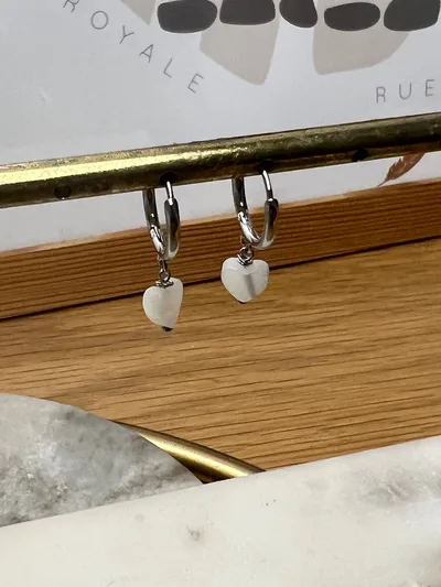 Boucles d’oreilles Love (argentées, dorées