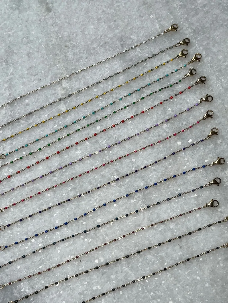 Bracelet Céline (blanc, noir…)