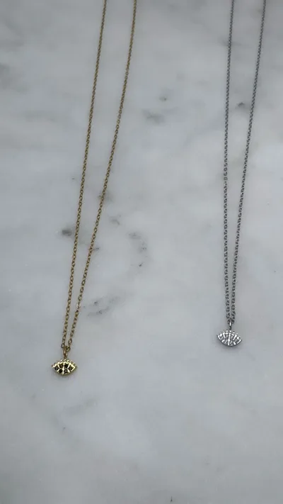 Collier fin Mariette (argenté/doré)