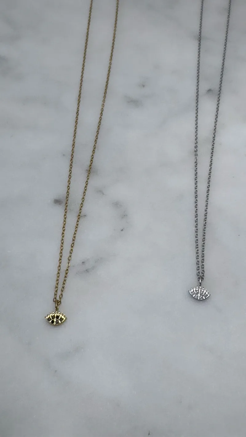 Collier fin Mariette (argenté/doré)