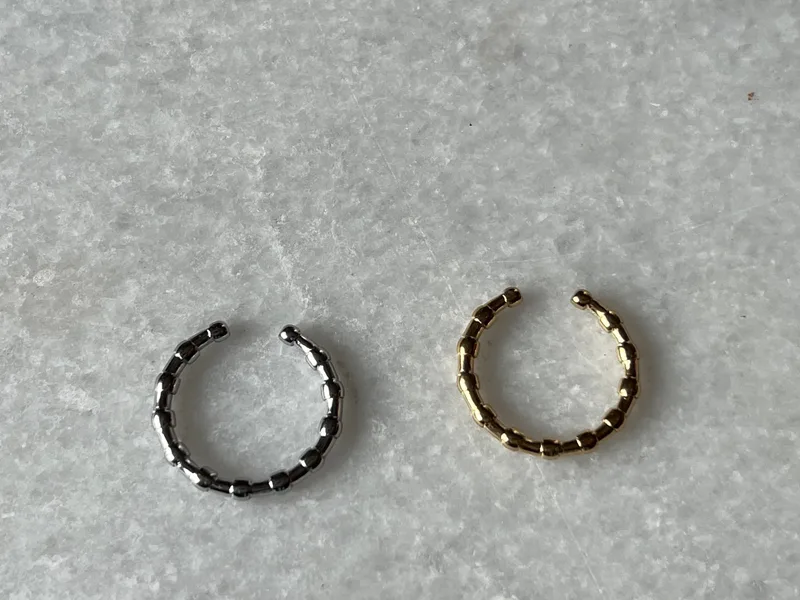 Bague à ajustable (dorée, argentée)