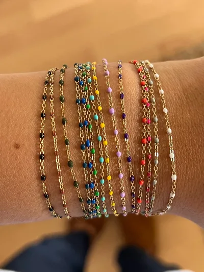 Bracelet Céline (blanc, noir…)