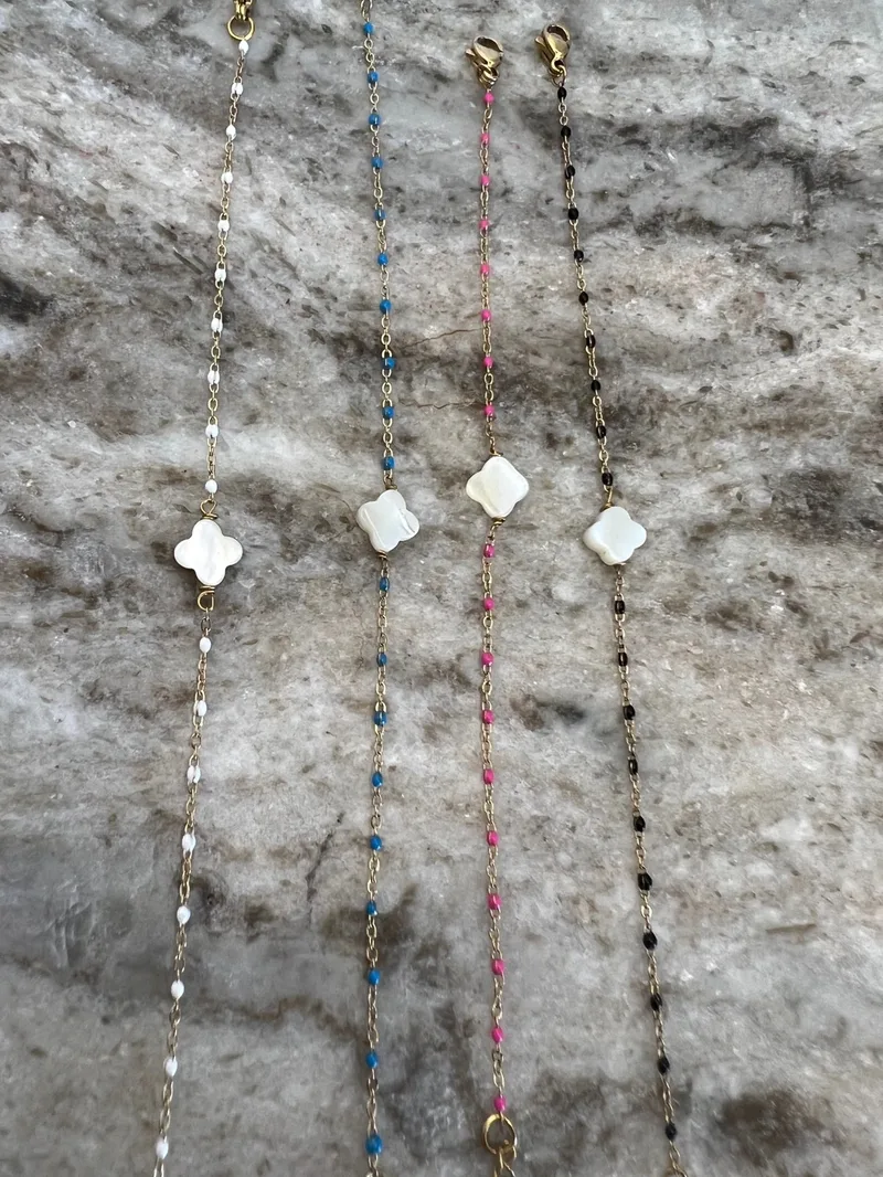 Bracelet Mona trèfle