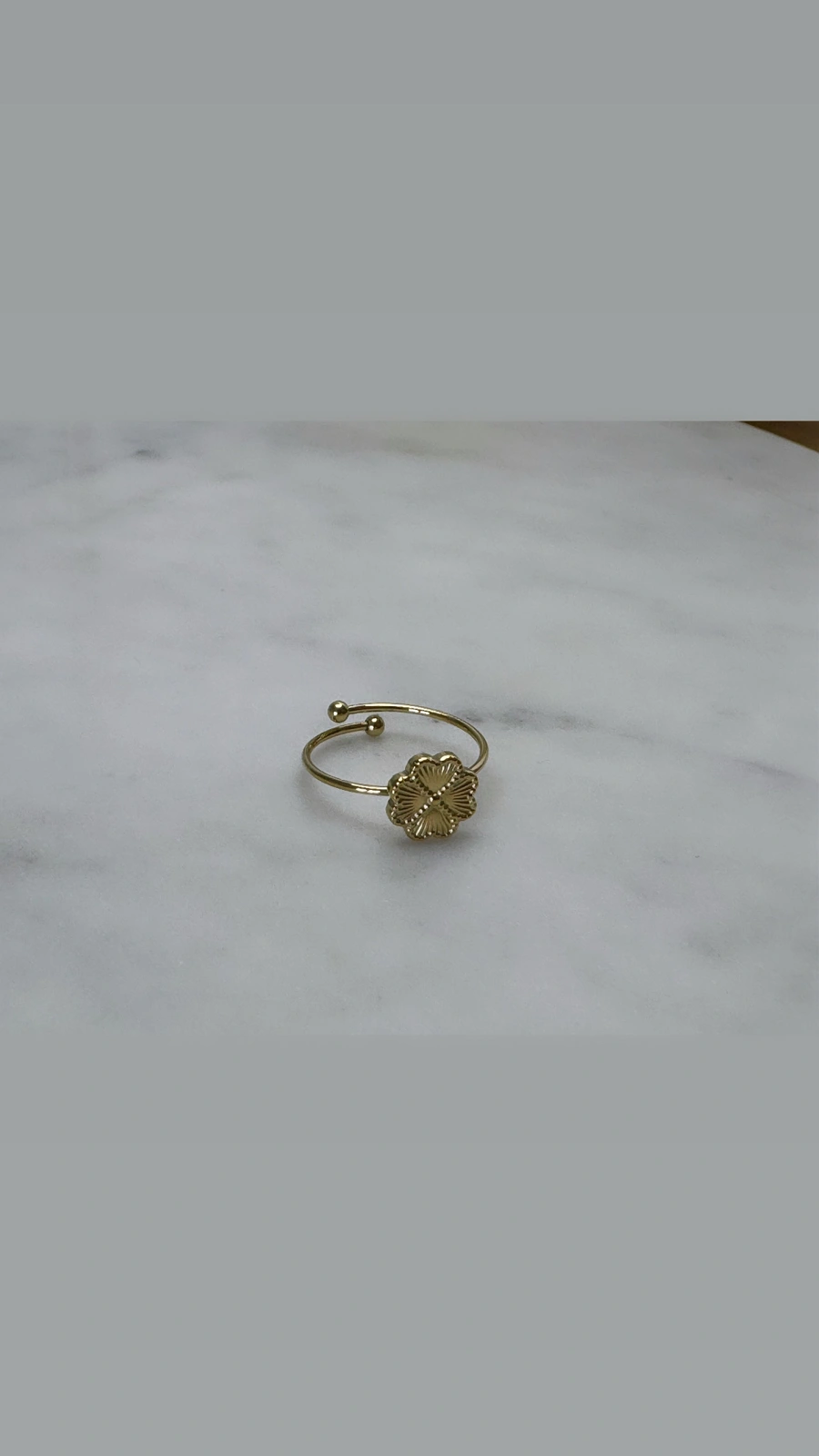 Bague ajustable Mafalda dorée