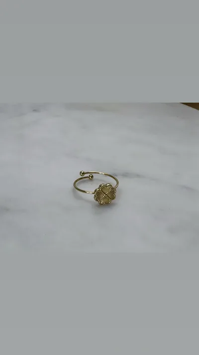 Bague ajustable Mafalda dorée