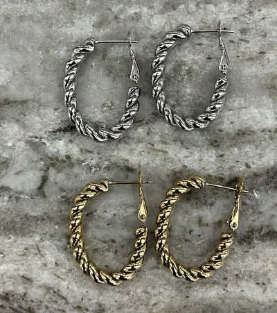 Boucles d’oreilles Salima (doré/ argenté)