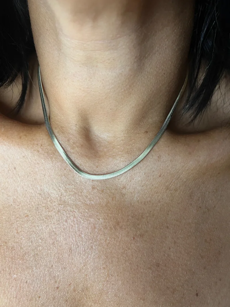Collier Augustin M ( doré/ argenté)