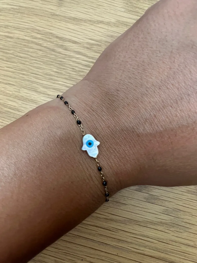 Bracelet Mona Fatma noir