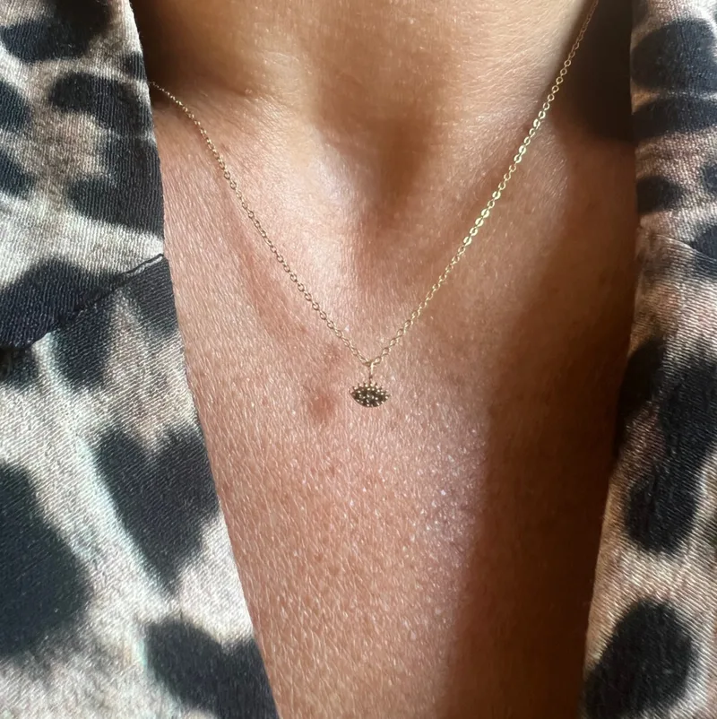 Collier fin Mariette (argenté/doré)