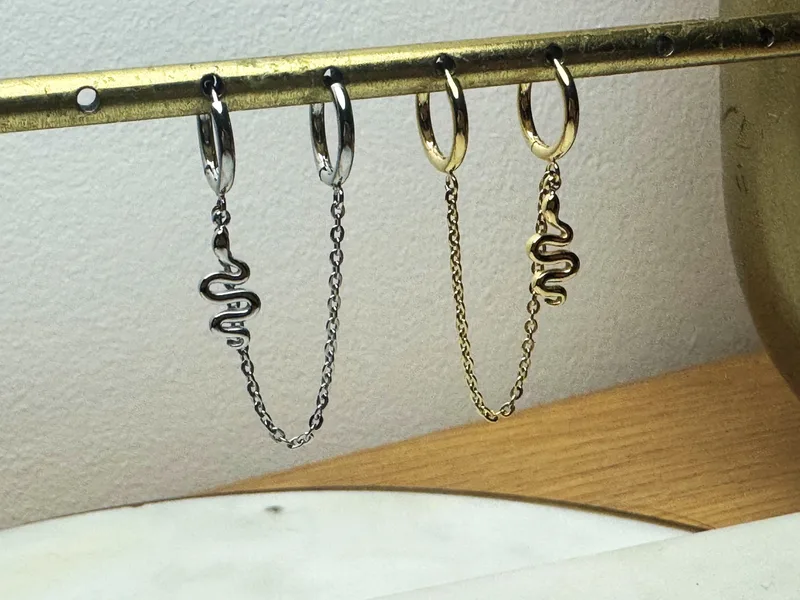 Mono Snek (dorée ou argentée)