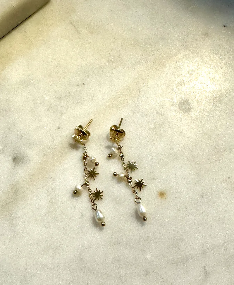 Paire de boucles  d’oreilles Léonie