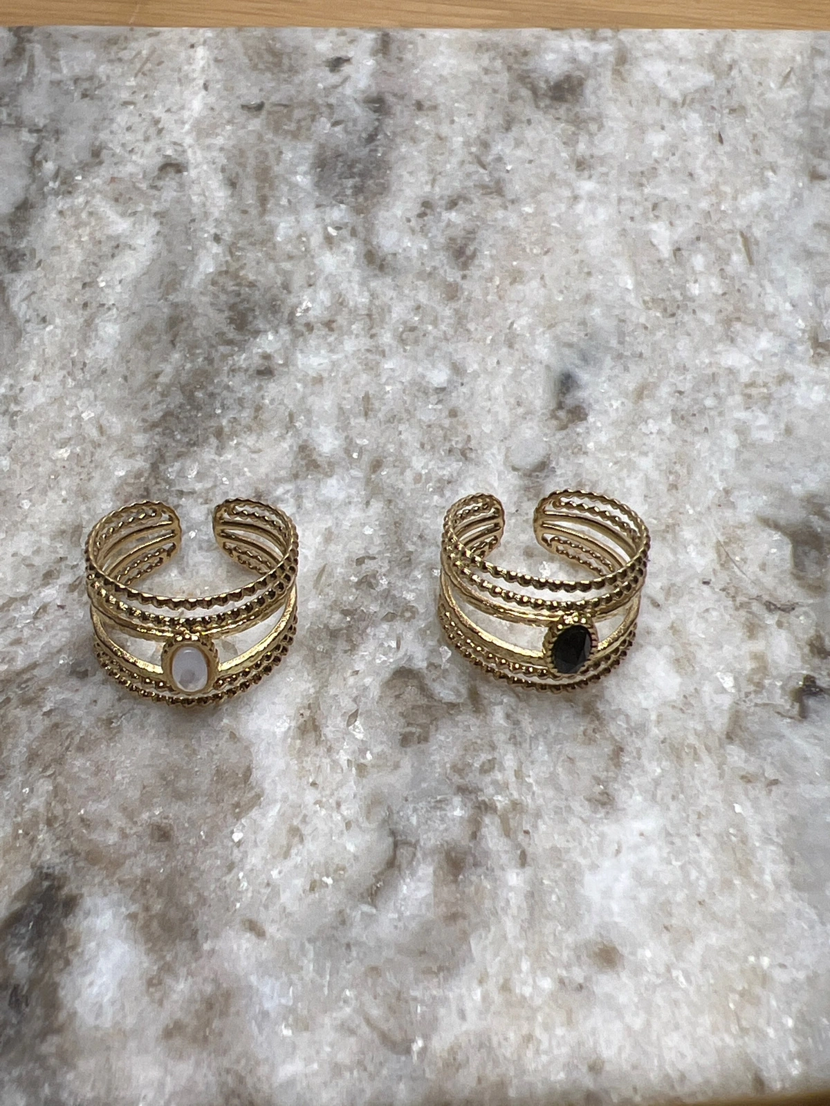 Bague ajustable Rosaria