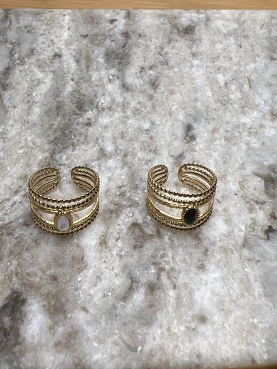 Bague ajustable Rosaria