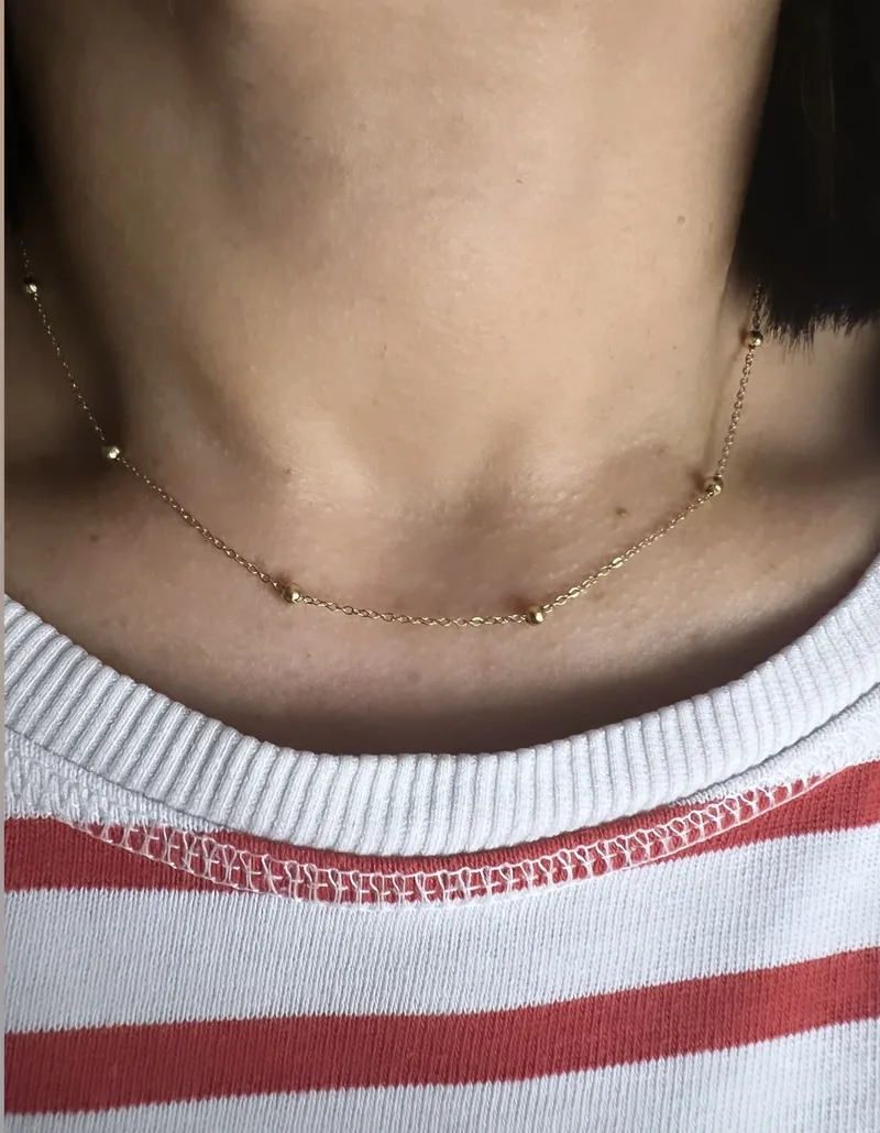 Collier Léonard (doré ou argenté)