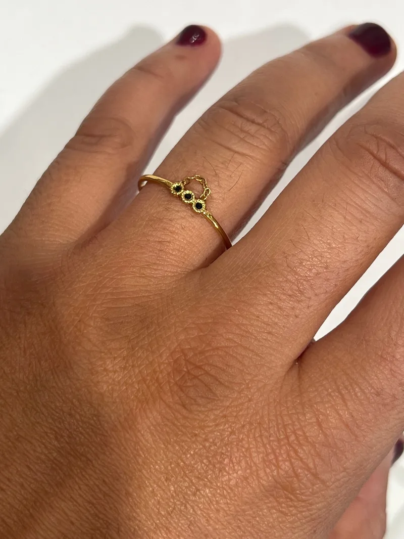 Bague ajustable Élisabéthe