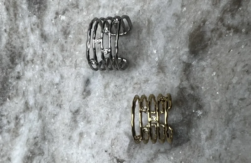 Bague ajustable Rebecca (dorée ou argentée)