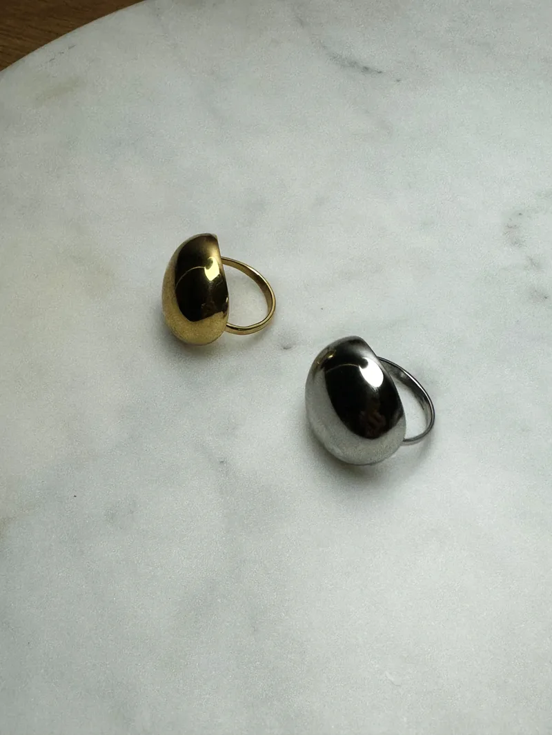 Bague ajustable Sidonie (doré ou argenté)