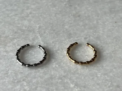 Bague à ajustable (dorée, argentée)