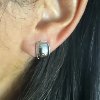 Paires de boucles Lucille (dorée ou argentée)