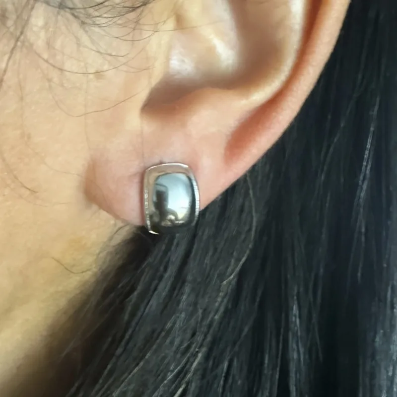 Paires de boucles Lucille (dorée ou argentée)