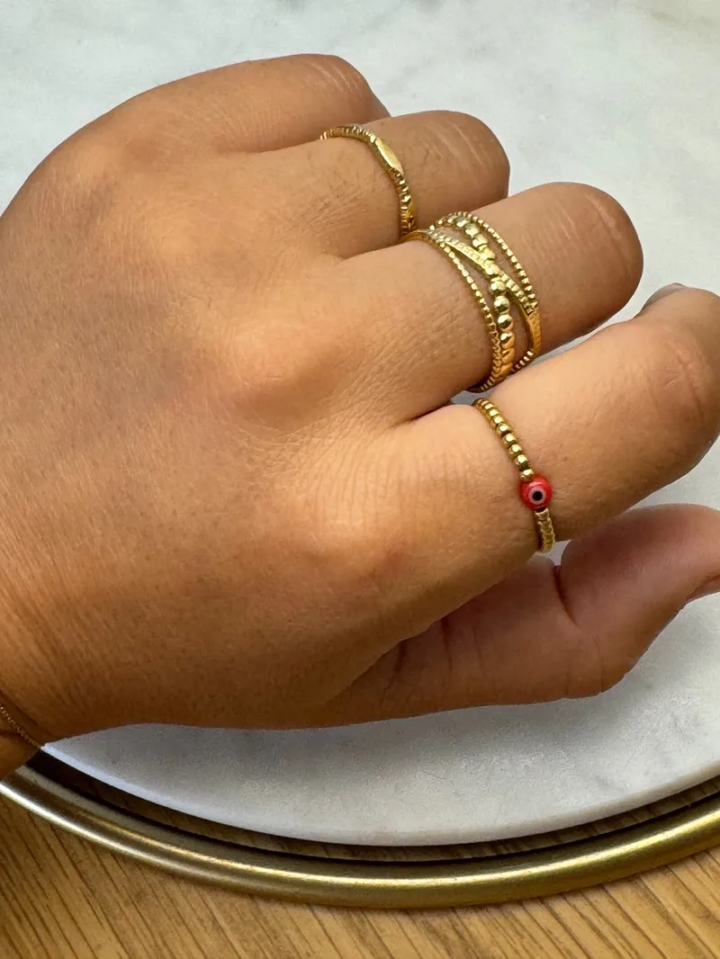 Bague Ajustable Marion (dorée/argentée)