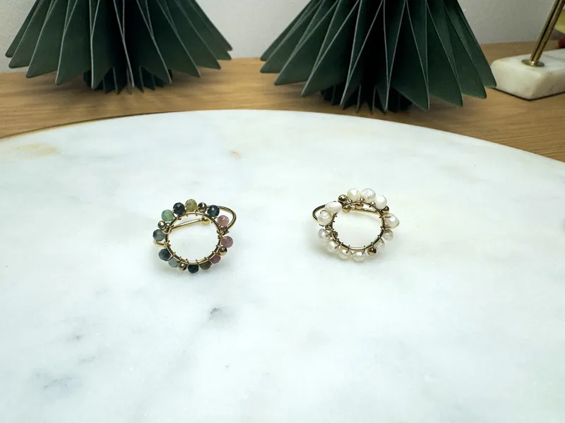 Bague ajustable Isidora dorée