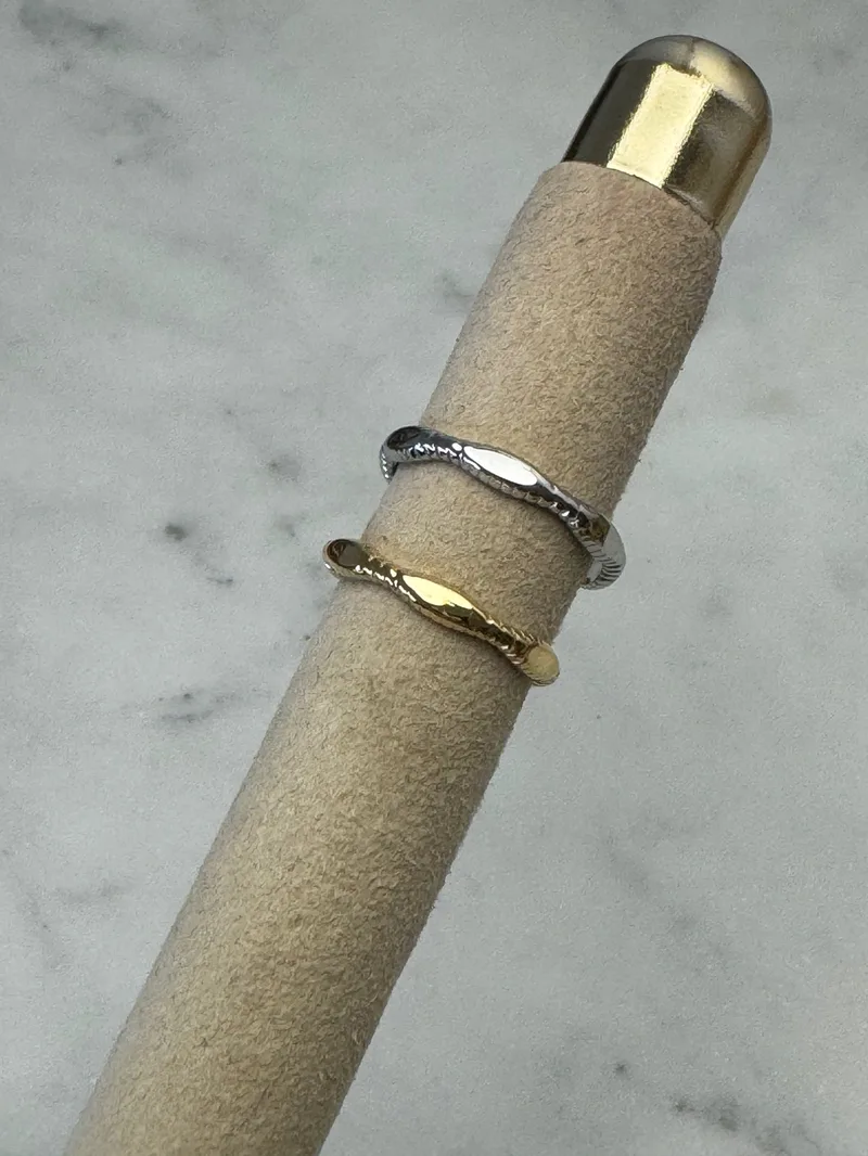Bague Ajustable Marion (dorée/argentée)