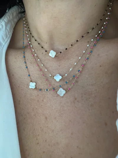 Collier Mona trèfle